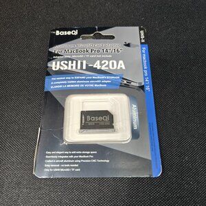 BASEQI UHS-II Aluminum microSD Adapter MacBook Pro 14 & 16”